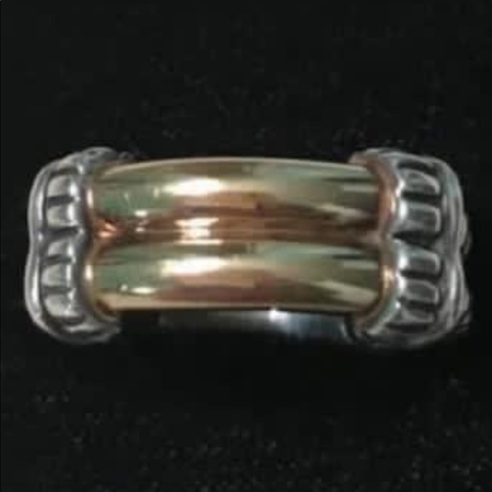 ALISA 18k and Sterling Silver Cable Ring
